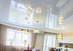 Натяжные потолки фото