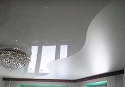 Матовые натяжные потолки в студию Москва