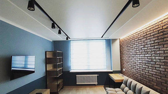 Натяжные потолки фото