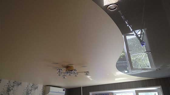 Натяжные потолки фото